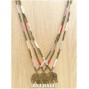 beads necklaces mix color elephant charm pendant 3color